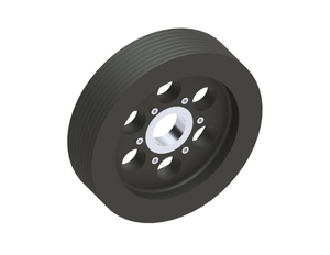 Belt pulley rotor 8V NW 1270 8 grooves