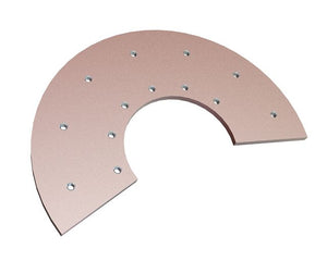 Wear plate, lower section, t=10mm, Hardox 
