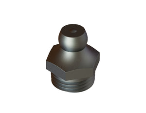 Raccordo di lubrificazione conico M8x1, forma A, H1, DIN 71412, acciaio zincato