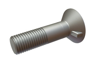 M16X100 Senkschraube mit Nase 10.9 DIN 604, Stahl blank
