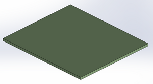 Piastra di riscontro 196x5x170