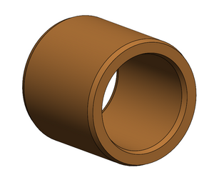 Boccola di scorrimento Solid Bronze Di80/Da105/B100