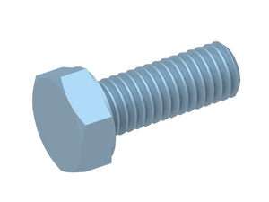 Tornillo de cabeza hexagonal M6x16 Rosca a cabeza, DIN 933 / ISO 4017