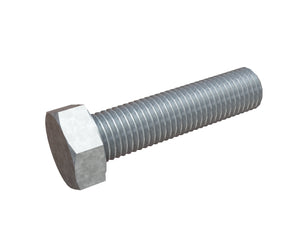 Viti a testa esagonale con filettatura sotto la testa M10x30, in acciaio inox A4, in bianco