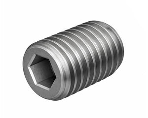 M10x1 Vis sans tête, filet mâle conique métrique selon DIN 158