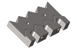 Porte-couteaux 345 x 201 x 58/45, modèle 65