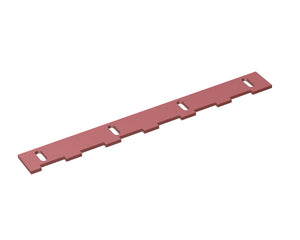 Striscia di tenuta frontale esterna 739x80x10 Hardox